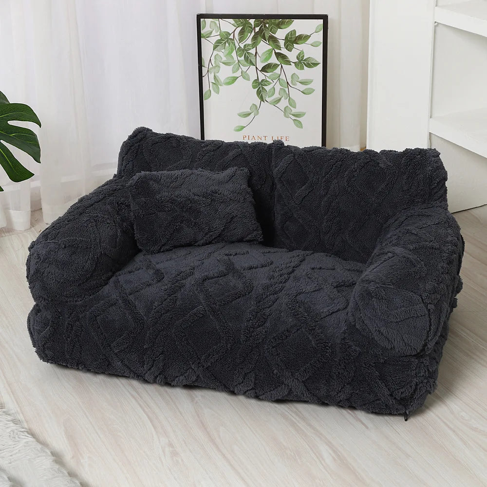 PawRelax Plush Bed — Soft, Secure & Anxiety-Reducing