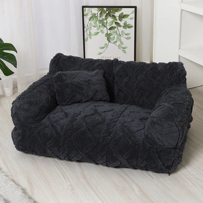 PawRelax Plush Bed — Soft, Secure & Anxiety-Reducing