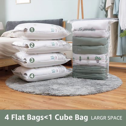VacuPack 3D Bags — No Pump, Maximum Space Saving