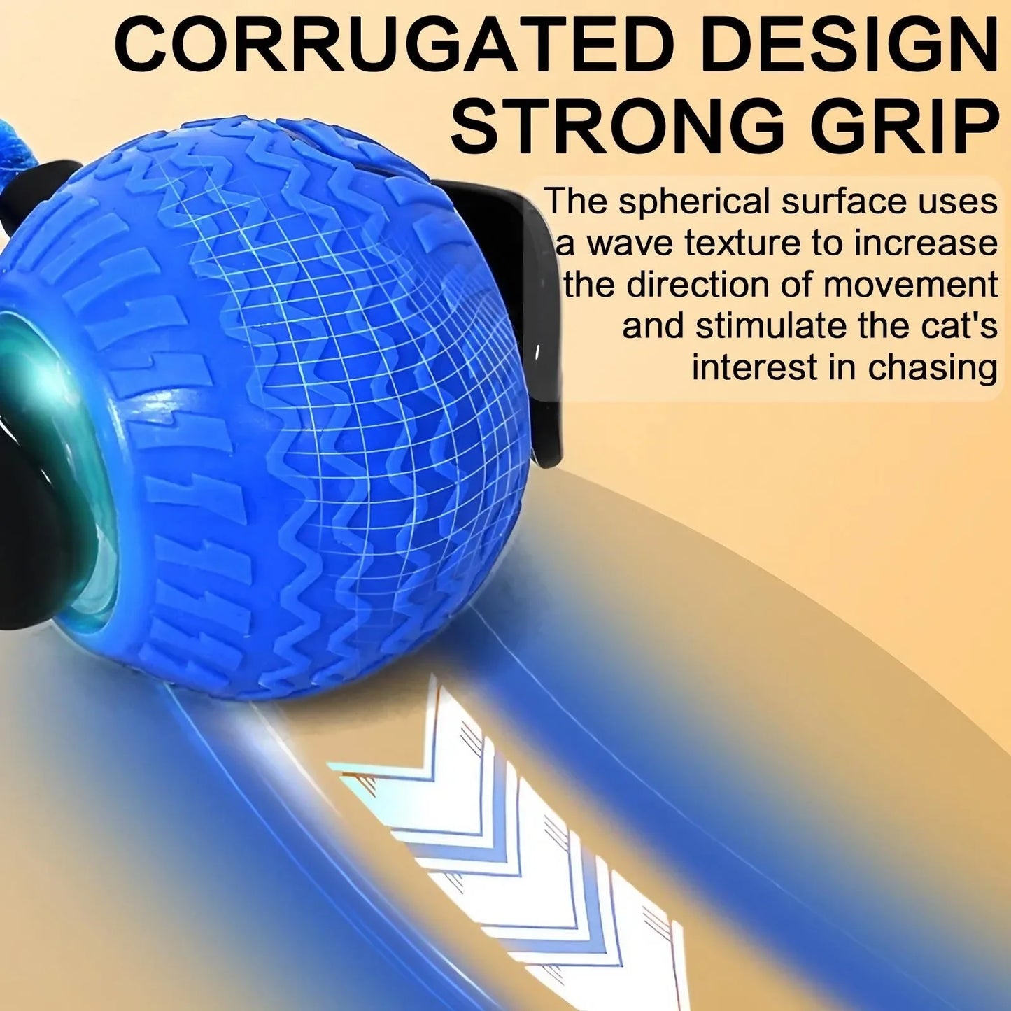 WaveChase Smart Pet Ball — Moves, Teases, Excites