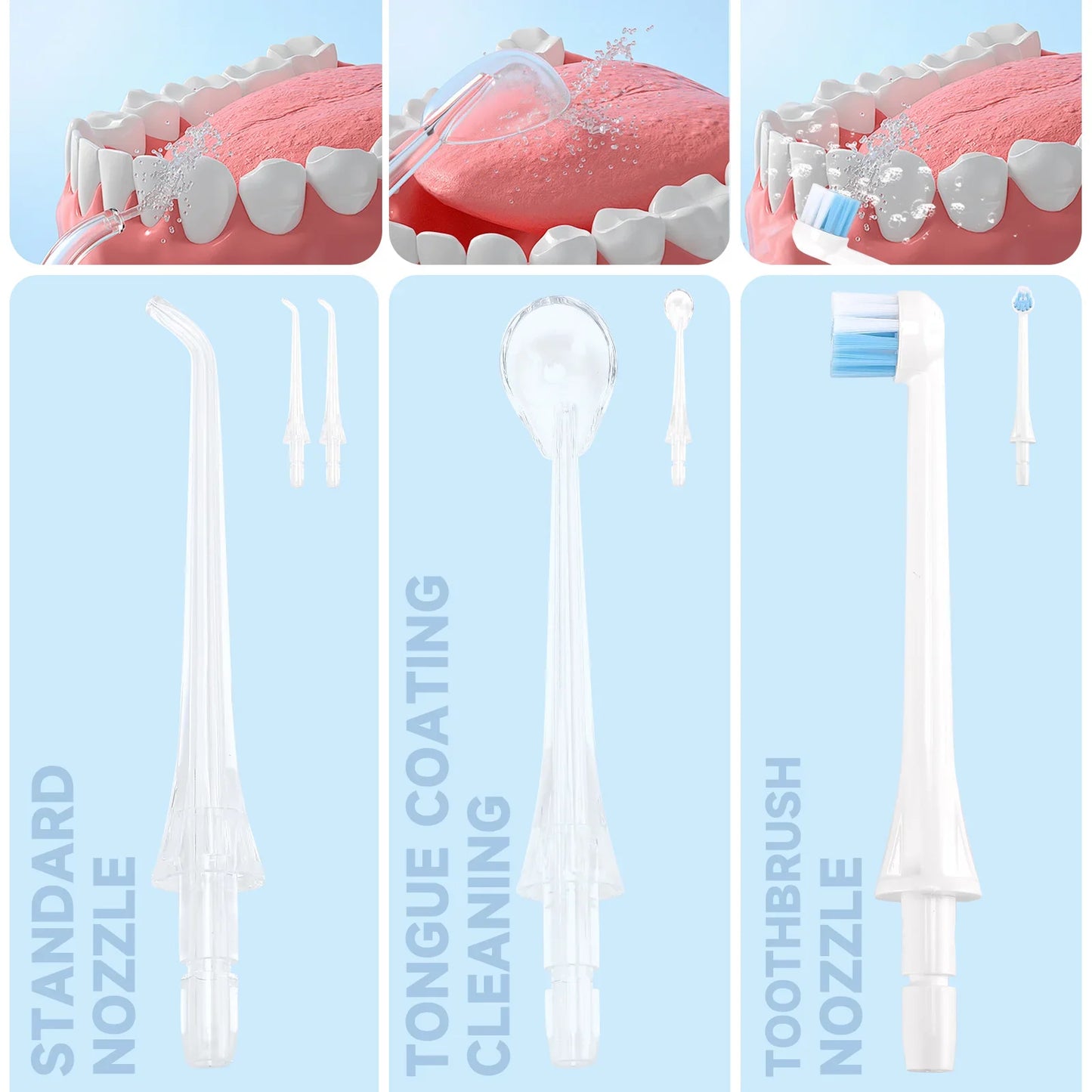 Water Flosser Electric Teeth Cleaning Tool Kit Portable