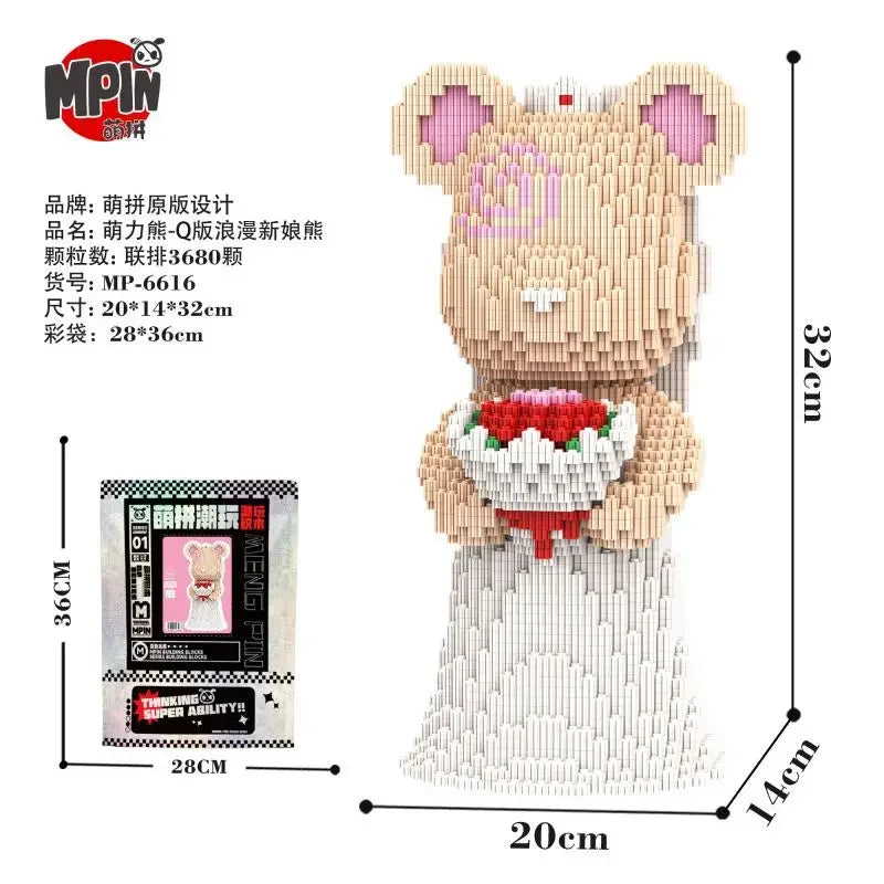 BlockBear Builder Set — Creative Fun & Cute Décor