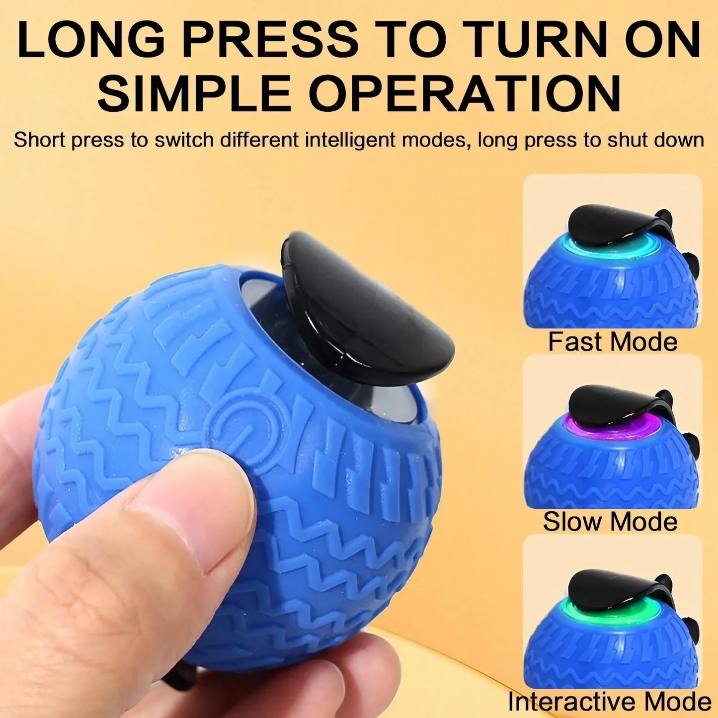 WaveChase Smart Pet Ball — Moves, Teases, Excites