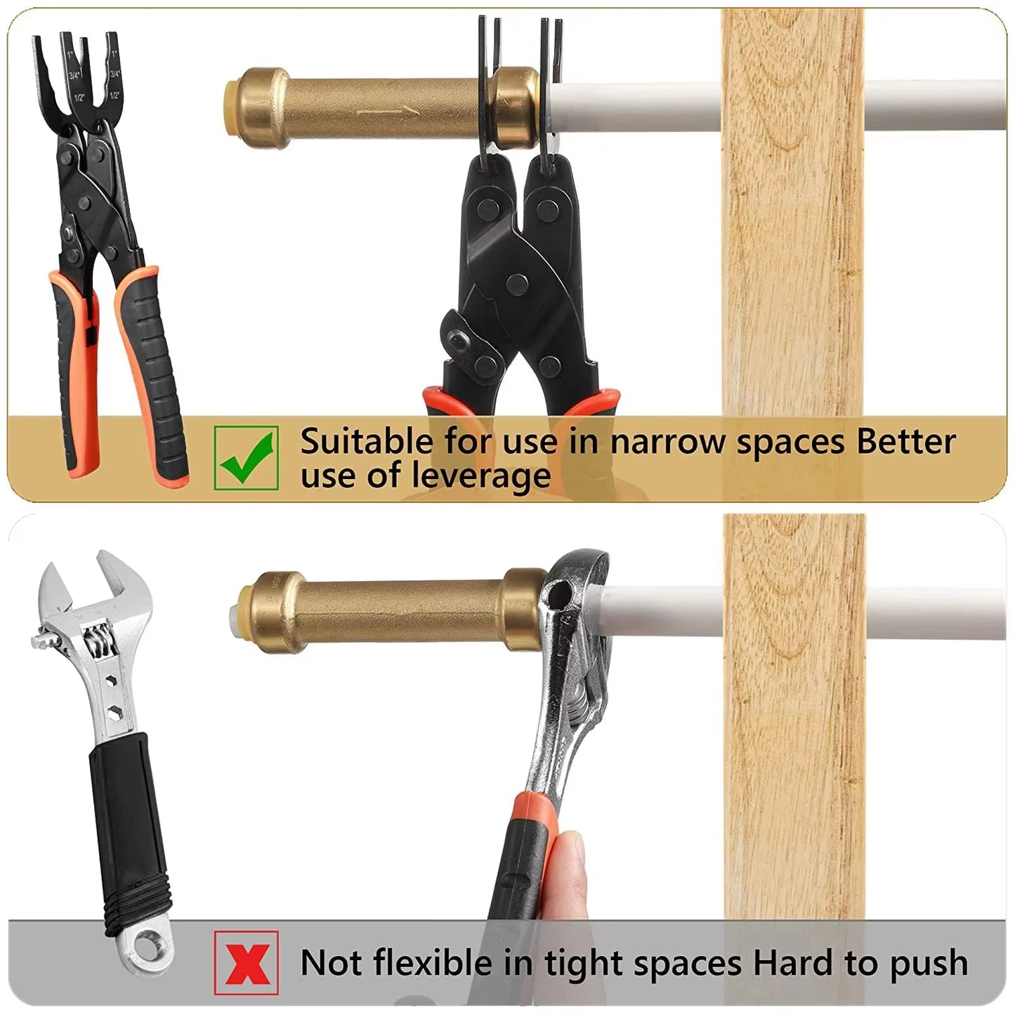 ClampPro Pliers — Push-In Grip, Fast Repairs