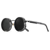 Polarized Round Sunglasses Adjustable Dimming Alloy Retro Outdoor Sports