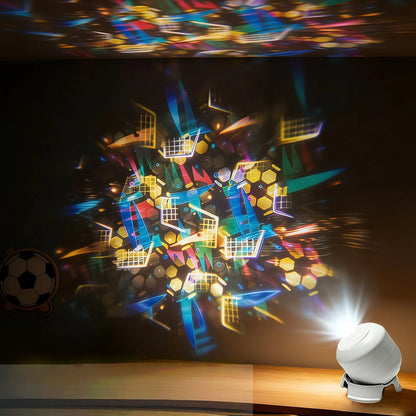 GalaxySpin Projection Lamp — Rotating Lights, Magical Atmosphere
