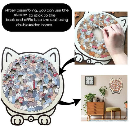 PurrfectMind – 135-Piece Calm Cat Puzzle
