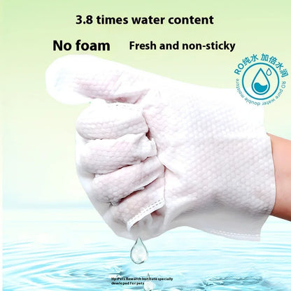 2-in-1 Pet Gloves – Gentle Massage + Odor Elimination in One!