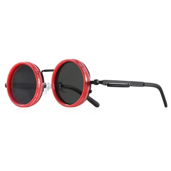 Polarized Round Sunglasses Adjustable Dimming Alloy Retro Outdoor Sports