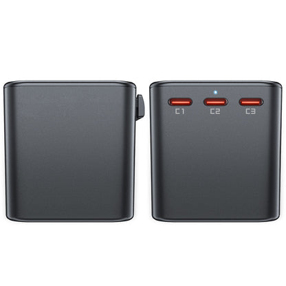 Incarcator Retea Acefast Travel Z1, 75W, 3.35A, 2 x USB-A - 3 x USB-C, Negru